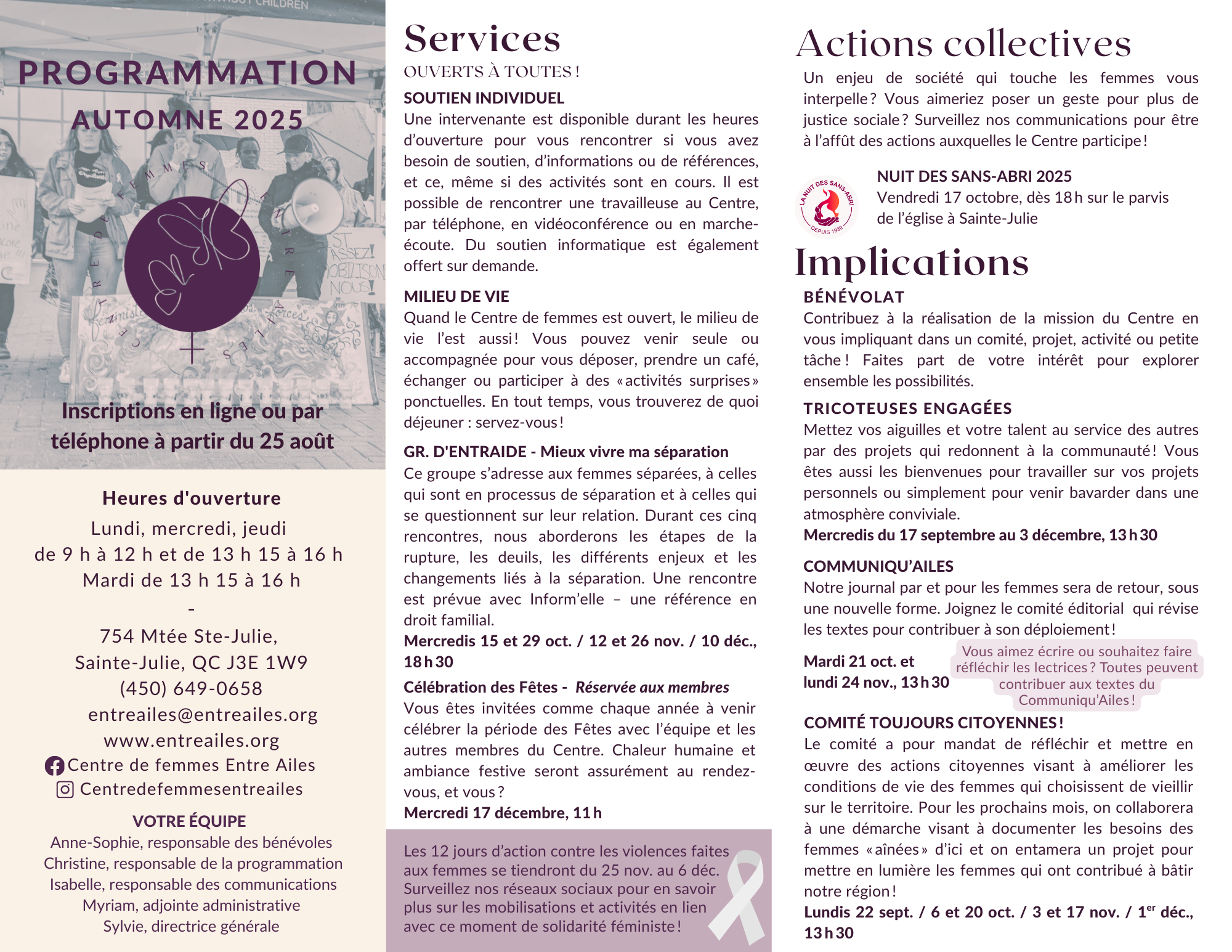 VERSION WEB PAGE 1 programmation détaillée en image